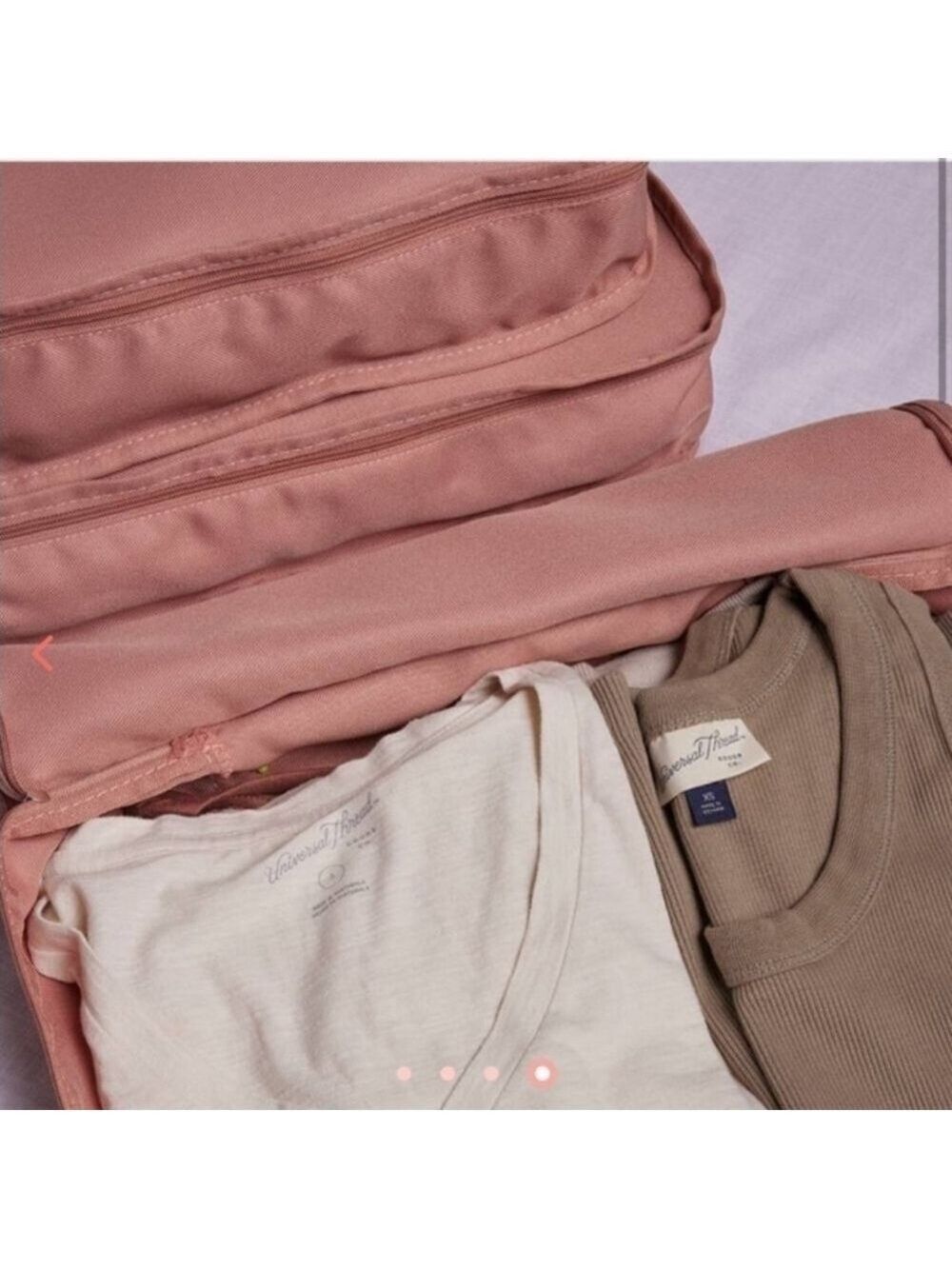 HANKY PANKY Pink Mauve 3 Piece Packing Cubes NWT Luggage Packing Bags - Picture 7 of 7